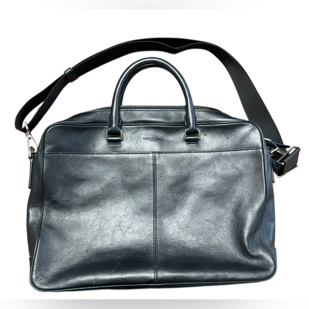 Michael Kors Odin Large Leather Briefcase